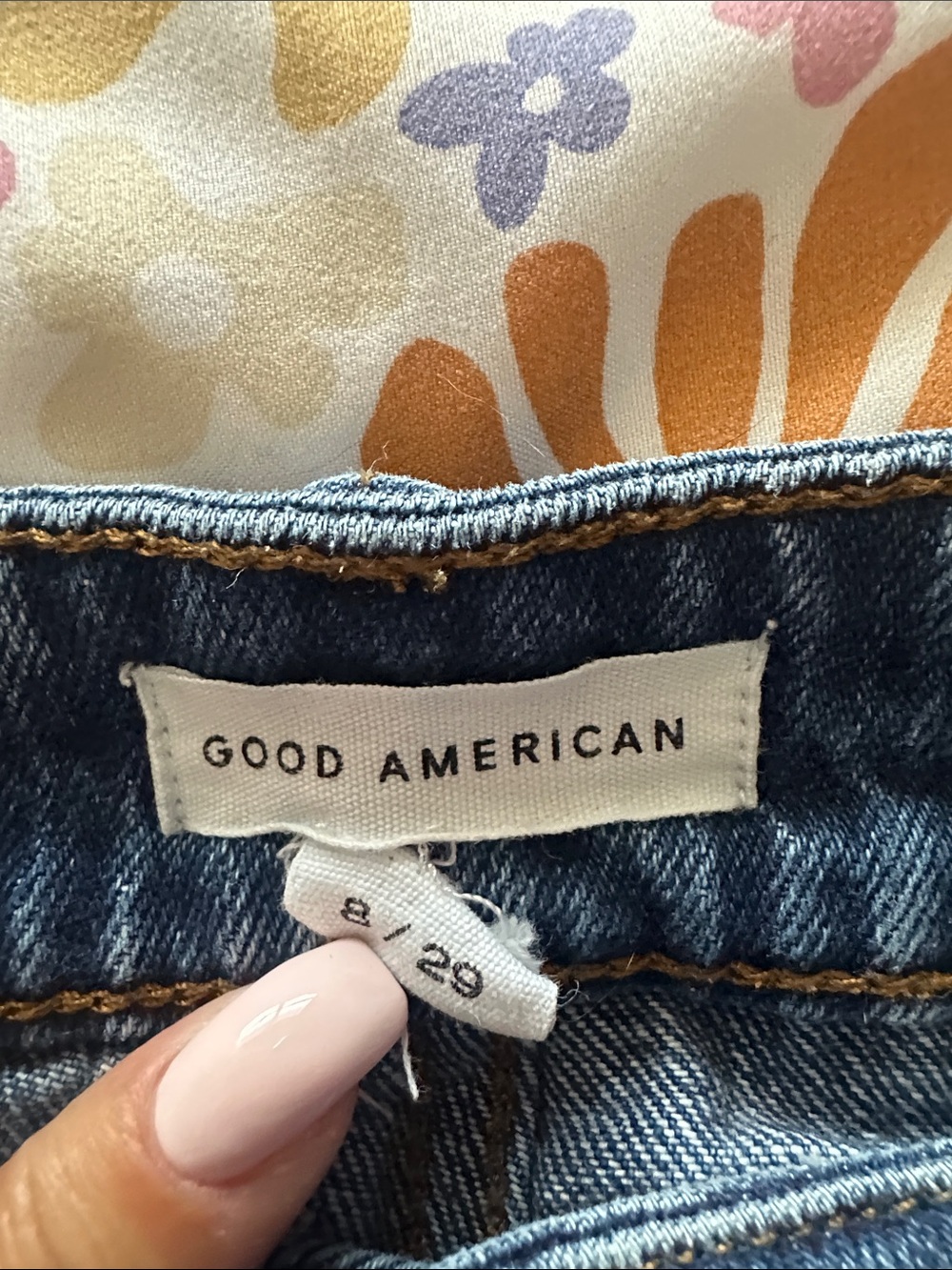 Good American Light Blue High-Rise Denim Jeans
